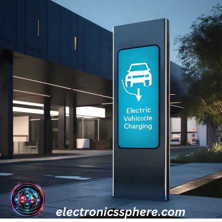 Electric Vehicle Charging Sign - Future of Transportation