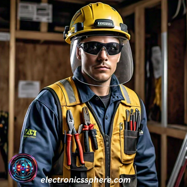 Electrician tool vests are typically made from durable materials such as nylon, polyester, or canvas. 